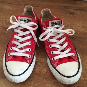 Red Converse Chuck Taylors
